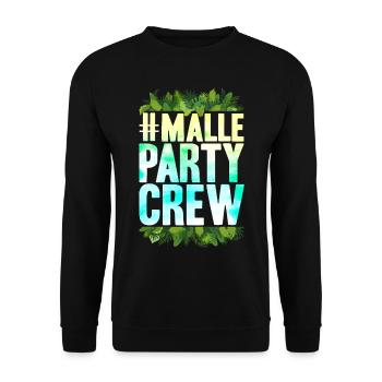 Mallorca Party Crew - Unisex Pullover - Schwarz - Vorne - Alina (178cm) & Michal (187cm)
