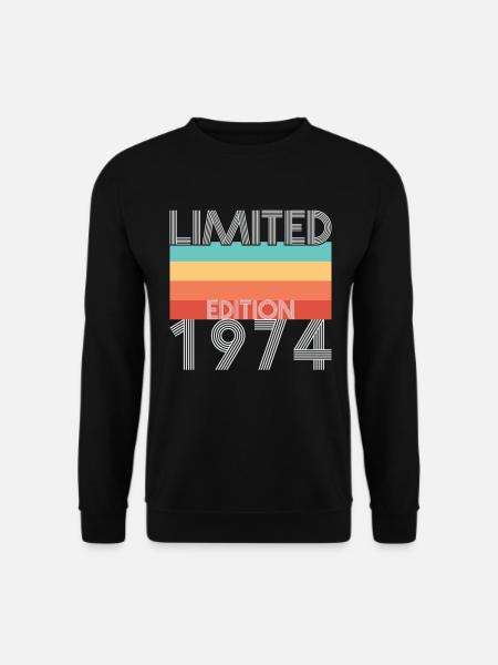 Limited Edition Retro 1974 - Unisex Sweatshirt - black