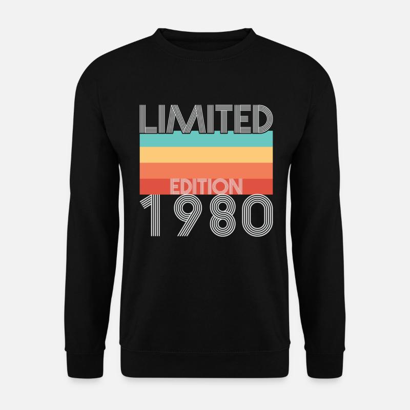 Limited Edition Retro 1980 - Unisex Pullover - Schwarz