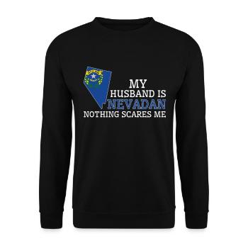 Rien ne me fait peur Nevadan Mari Nevada - Sweat-shirt Unisexe - noir - Devant - Alina (178cm) & Michal (187cm)