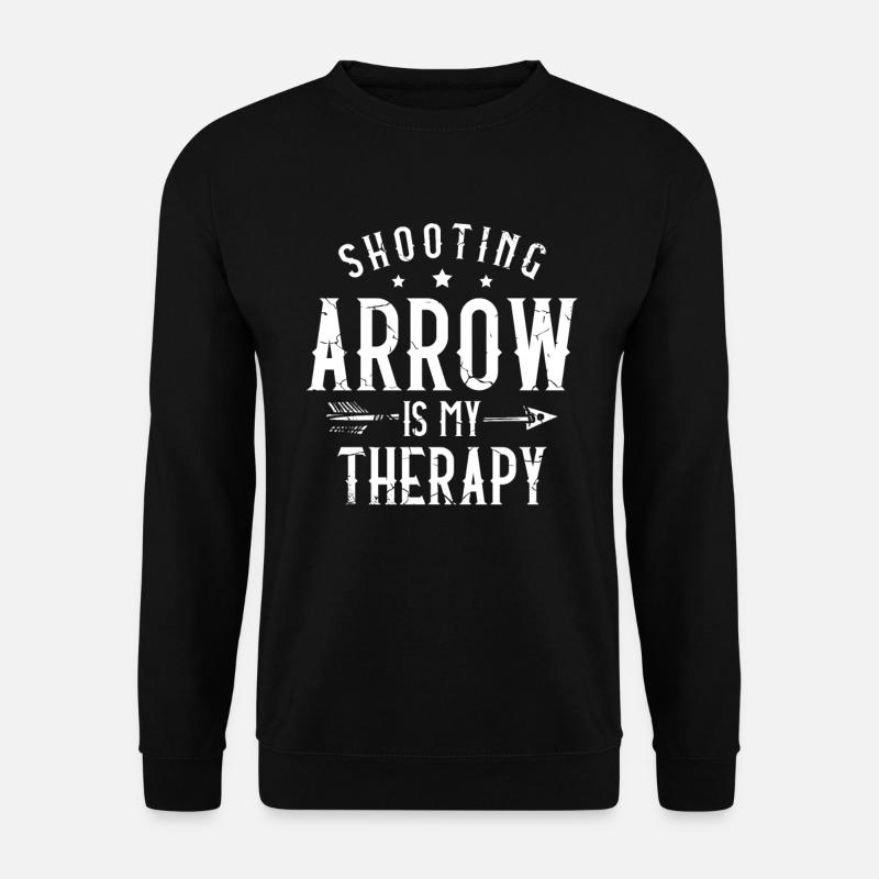 Shooting arrows is my - Unisex Sweatshirt - black