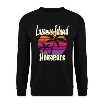 Lazarus Island Singapore - Unisex Pullover - Schwarz - Vorne - Alina (178cm) & Michal (187cm)