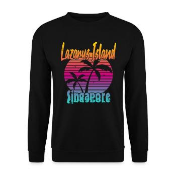 Lazarus Island Singapore - Unisex Pullover - Schwarz - Vorne - Alina (178cm) & Michal (187cm)