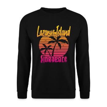 Lazarus Island Singapore - Unisex Pullover - Schwarz - Vorne - Alina (178cm) & Michal (187cm)