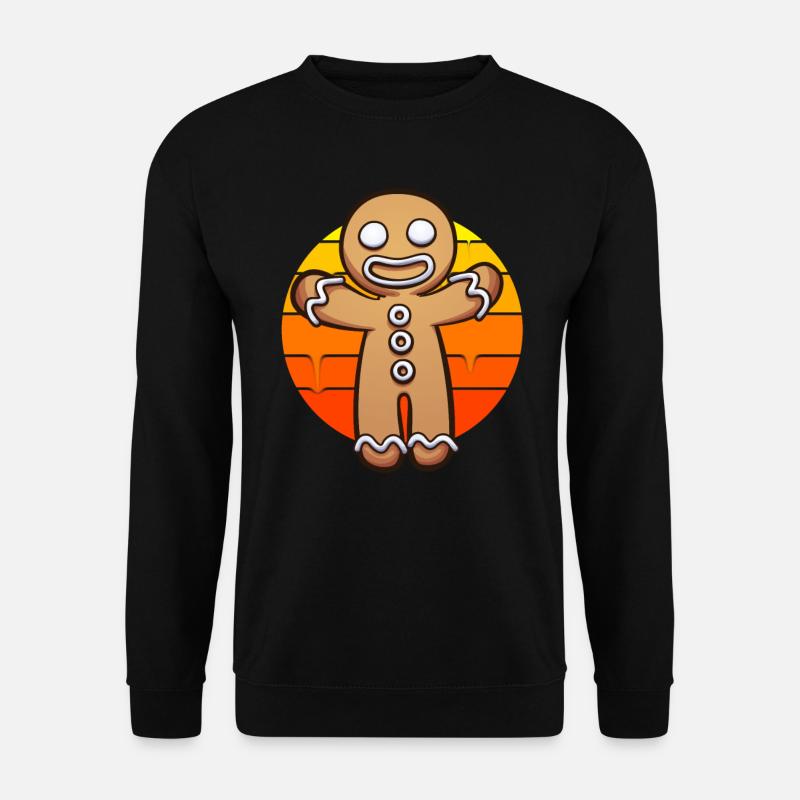 Gingerbread Man Sunset - Unisex Sweatshirt - black