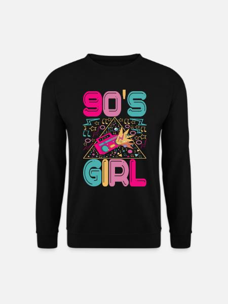 90s 90s 90s Party - Unisex Sweatshirt - black