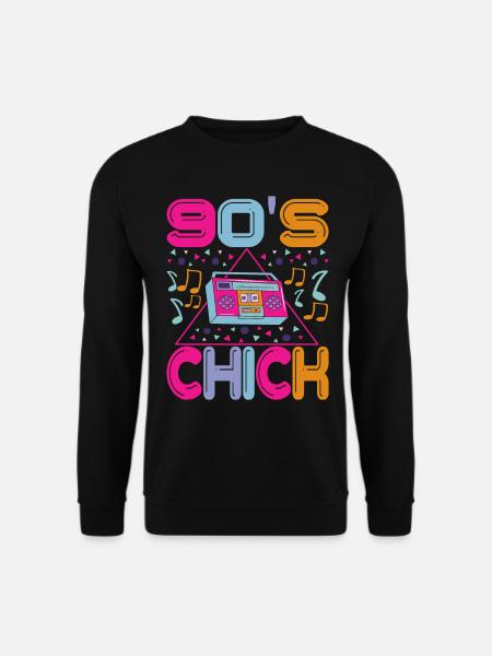90s 90s 90s Party - Unisex Sweatshirt - black