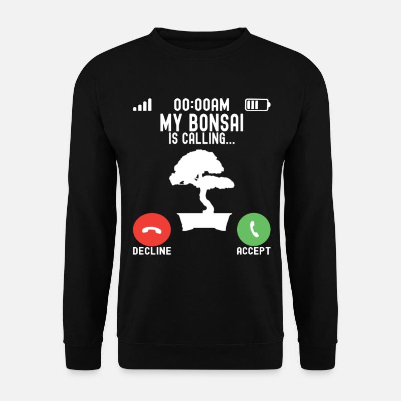 Bonsai tree Bonsai - Unisex Sweatshirt - black