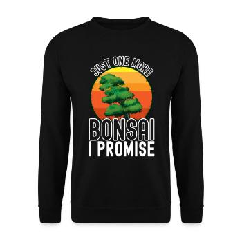 Bonsaï Bonsaï - Sweat-shirt Unisexe - noir - Devant - Alina (178cm) & Michal (187cm)