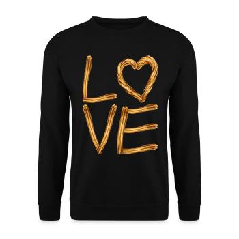 Churros - Sweat-shirt Unisexe - noir - Devant - Alina (178cm) & Michal (187cm)