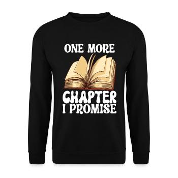 Lire des livres Rat de bibliothèque - Sweat-shirt Unisexe - noir - Devant - Alina (178cm) & Michal (187cm)