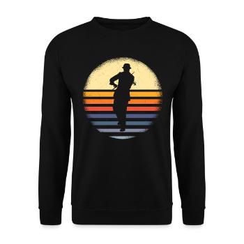 Violon Musicien - Sweat-shirt Unisexe - noir - Devant - Alina (178cm) & Michal (187cm)