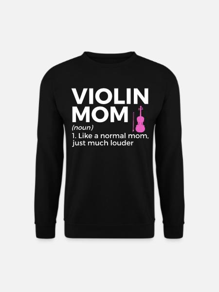 Violon Musicien - Sweat-shirt Unisexe - noir