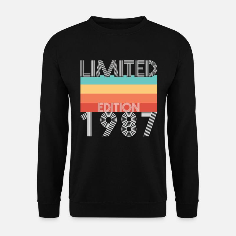 Edition Limitée Rétro 1987 - Sweat-shirt Unisexe - noir