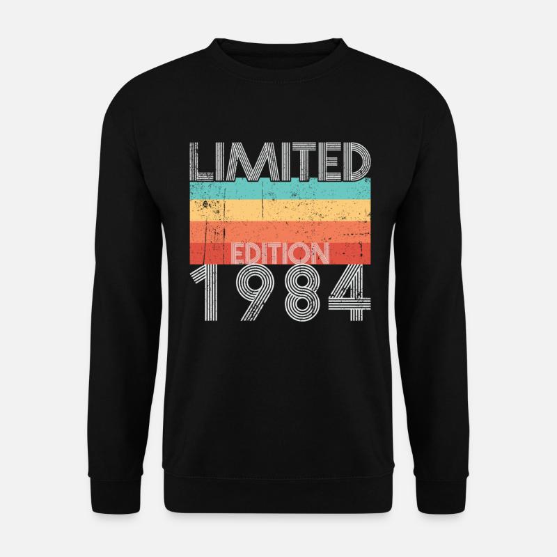Edition Limitée Rétro 1984 - Sweat-shirt Unisexe - noir
