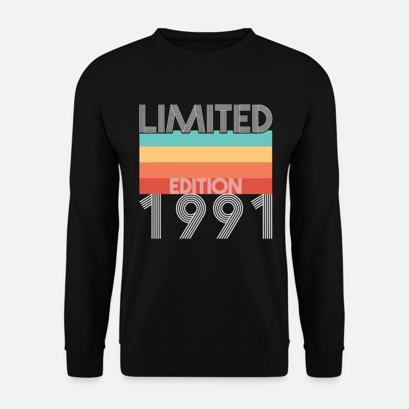 Edition Limitée Rétro 1991 - Sweat-shirt Unisexe - noir