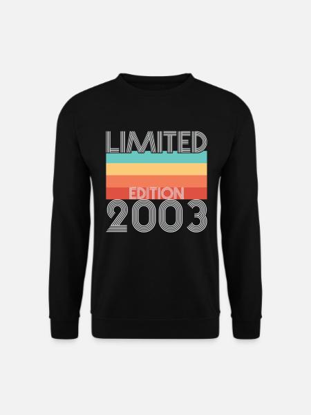 Limited Edition Retro 2003 - Unisex Sweatshirt - black