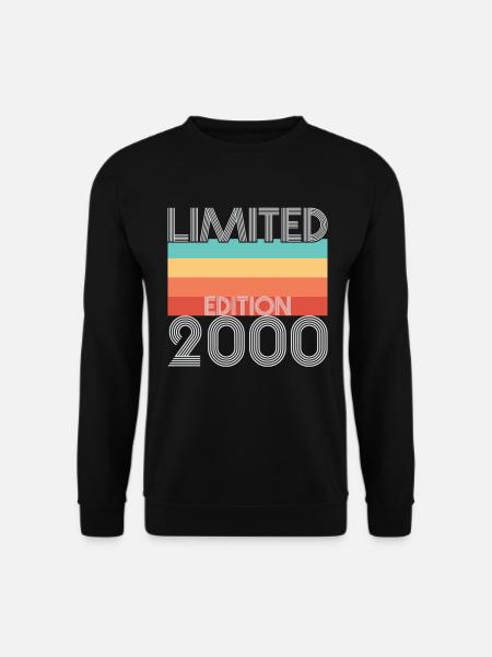 Limited Edition Retro 2000 - Unisex Pullover - Schwarz