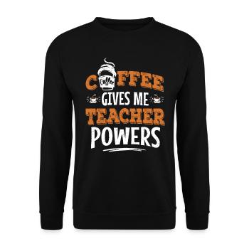 Primary School Teacher Kindergarten Educator - Unisex Sweatshirt - black - Front - Alina (178cm) & Michal (187cm)