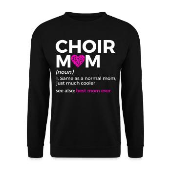 Musiciens de chorale - Sweat-shirt Unisexe - noir - Devant - Alina (178cm) & Michal (187cm)