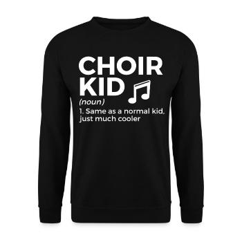 Musiciens de chorale - Sweat-shirt Unisexe - noir - Devant - Alina (178cm) & Michal (187cm)