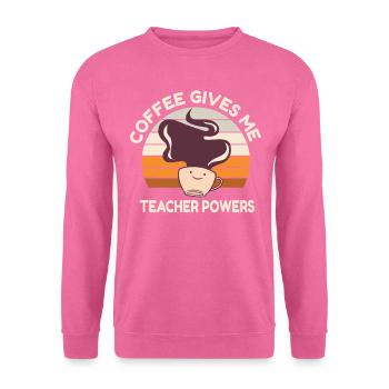 Enseignante au primaire Éducatrice de maternelle - Sweat-shirt Unisexe - rose - Devant