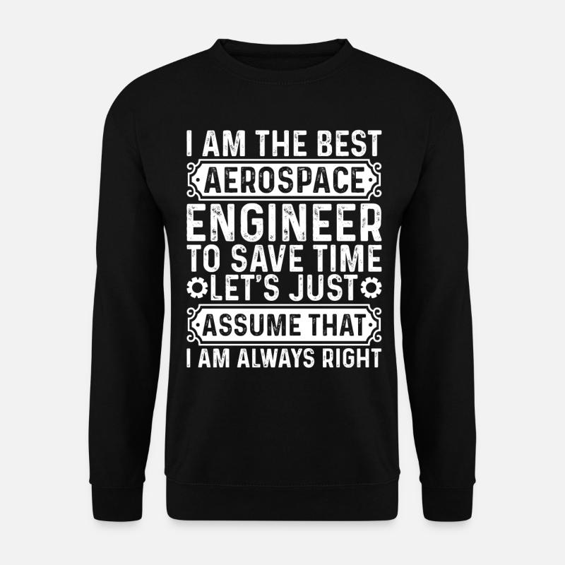 Aerospace Engineering Aerospace Engineer - Unisex Sweatshirt - black