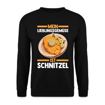 Anti Vegan - Unisex Pullover - Schwarz - Vorne - Alina (178cm) & Michal (187cm)