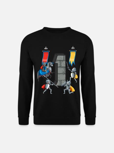 Medieval Knights Medieval History - Unisex Sweatshirt - black
