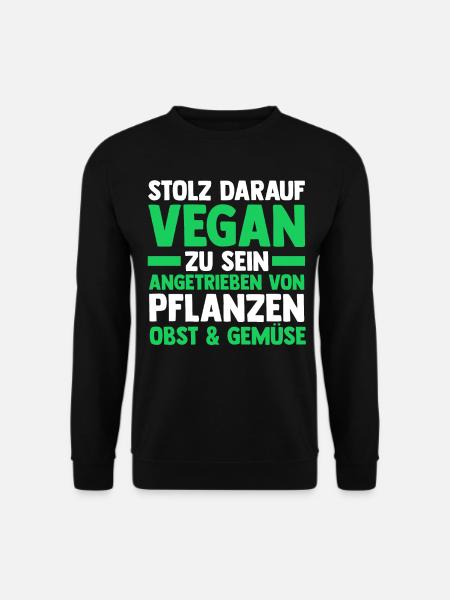 Fleischlos Vegan Pflanzlich Veganer - Unisex Pullover - Schwarz
