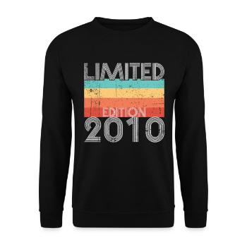 Limited Edition Retro 2010 - Unisex Sweatshirt - black - Front - Alina (178cm) & Michal (187cm)