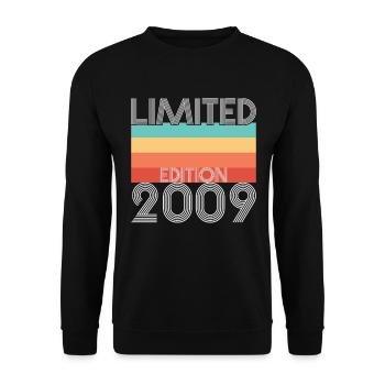 Édition Limitée Rétro 2009 - Sweat-shirt Unisexe - noir - Devant - Alina (178cm) & Michal (187cm)