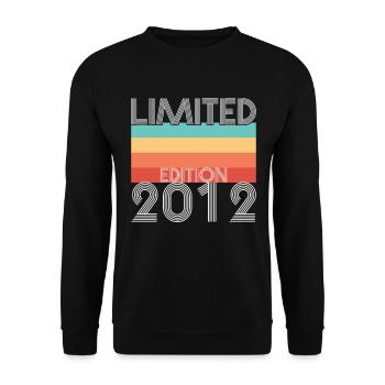 Limited Edition Retro 2012 - Unisex Sweatshirt - black - Front - Alina (178cm) & Michal (187cm)