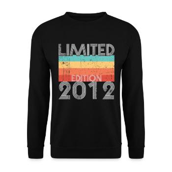 Limited Edition Retro 2012 - Unisex Sweatshirt - black - Front - Alina (178cm) & Michal (187cm)