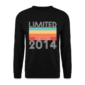 Limited Edition Retro 2014 - Unisex Sweatshirt - black - Front - Alina (178cm) & Michal (187cm)