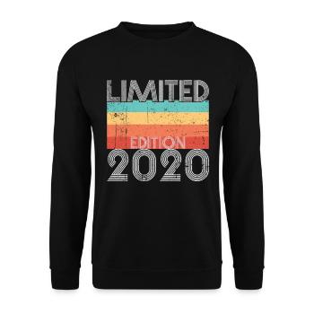 Édition Limitée Rétro 2020 - Sweat-shirt Unisexe - noir - Devant - Alina (178cm) & Michal (187cm)