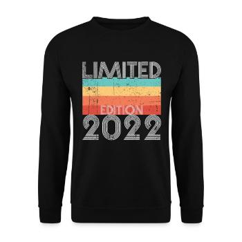 Limited Edition Retro 2022 - Unisex Pullover - Schwarz - Vorne - Alina (178cm) & Michal (187cm)