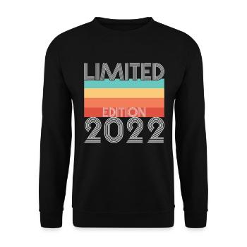 Limited Edition Retro 2022 - Unisex Pullover - Schwarz - Vorne - Alina (178cm) & Michal (187cm)