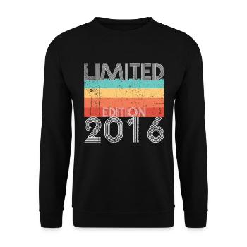 Edition Limitée Rétro 2016 - Sweat-shirt Unisexe - noir - Devant - Alina (178cm) & Michal (187cm)