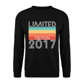Limited Edition Retro 2017 - Unisex Sweatshirt - black - Front - Alina (178cm) & Michal (187cm)