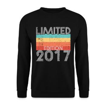 Edition Limitée Rétro 2017 - Sweat-shirt Unisexe - noir - Devant - Alina (178cm) & Michal (187cm)