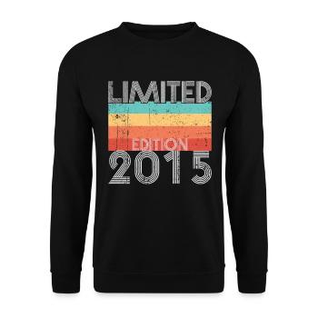 Edition Limitée Rétro 2015 - Sweat-shirt Unisexe - noir - Devant - Alina (178cm) & Michal (187cm)