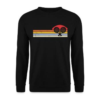 Padel Tennis - Unisex Pullover - Schwarz - Vorne - Alina (178cm) & Michal (187cm)