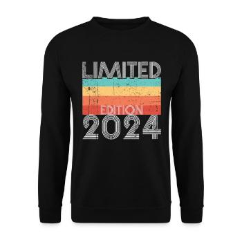 Limited Edition Retro 2024 - Unisex Sweatshirt - black - Front - Alina (178cm) & Michal (187cm)