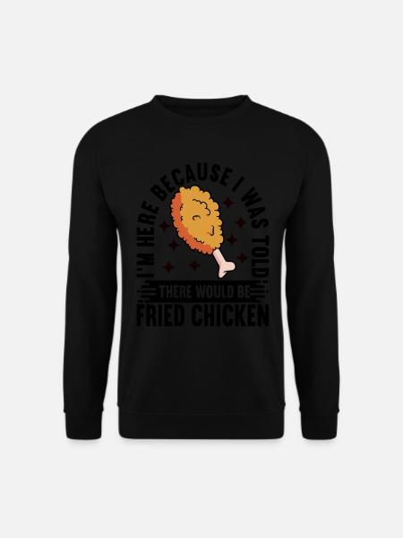 Fried Chicken Fast Food - Unisex Sweatshirt - black