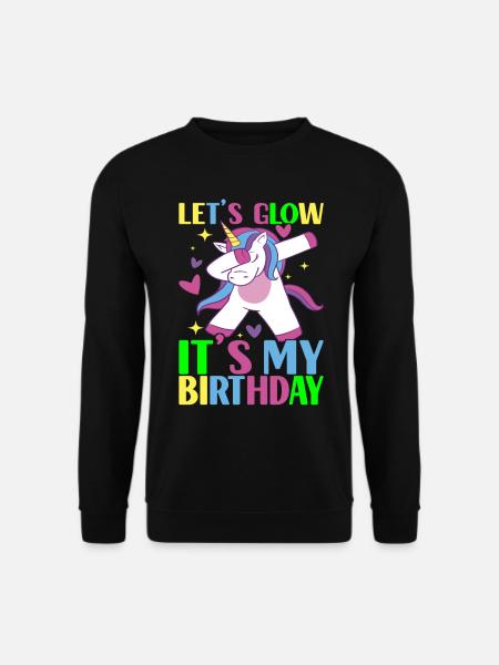 Licorne d’anniversaire - Sweat-shirt Unisexe - noir