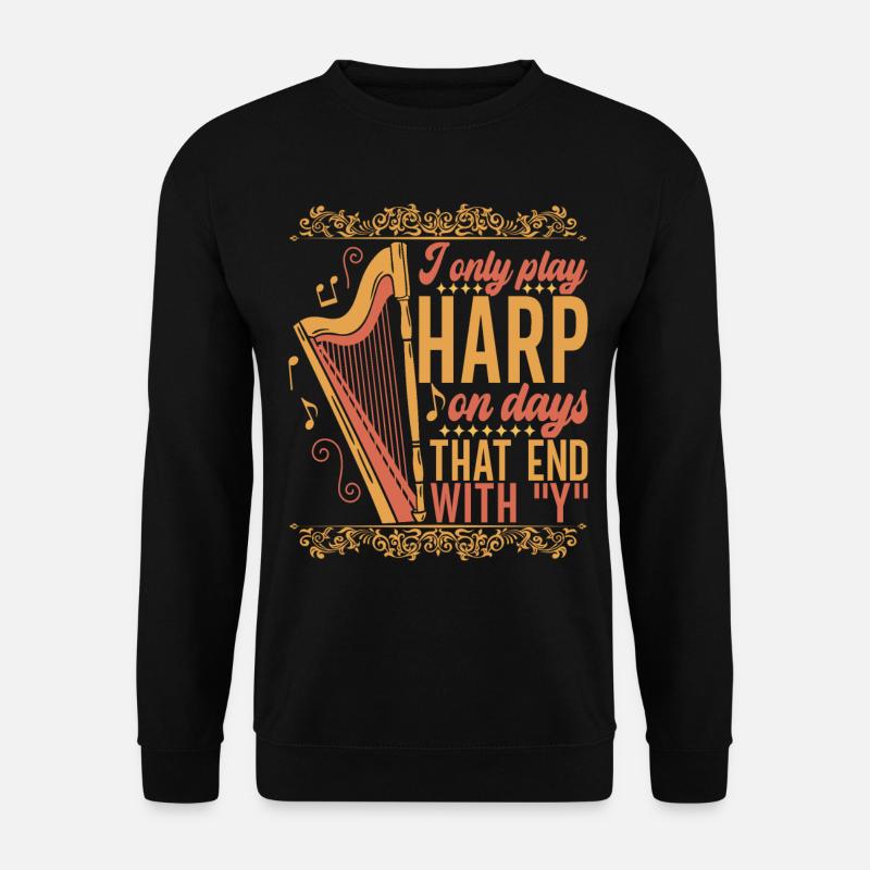 Harp harp player - Unisex Sweatshirt - black