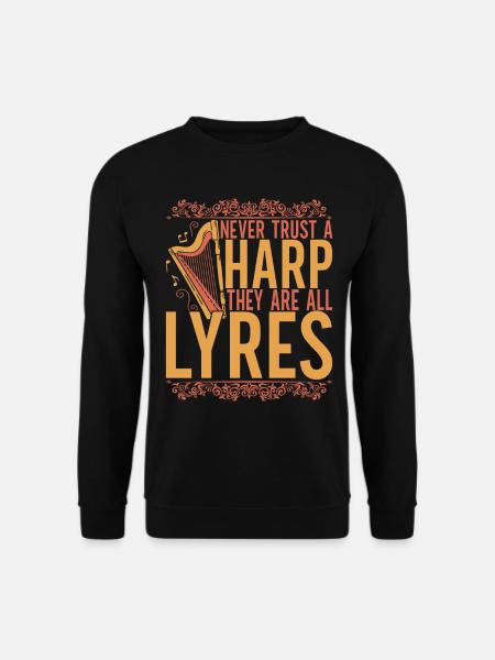 Harp harp player - Unisex Sweatshirt - black