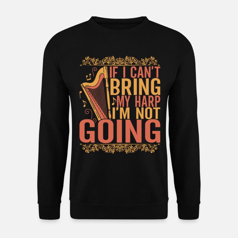 Harp harp player - Unisex Sweatshirt - black