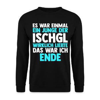 Apres Ski Party Skiurlaub Skifahrer Ischgl - Unisex Pullover - Schwarz - Vorne - Alina (178cm) & Michal (187cm)